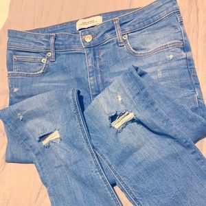 Zara High Rise Skinny Jeans